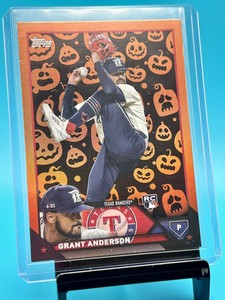 2023 Topps Update Grant Anderson Jack O' Lantern Parallel RC #US141 - Rangers