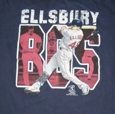 2007 JACOBY ELLSBURY номер Футболка 46 BOSTON RED SOX (LG)  - Изображение 1 из 2