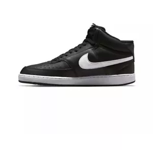 Nike Court Vision Mid Black / White 13 46 Leather New Basketball - Picture 1 of 9