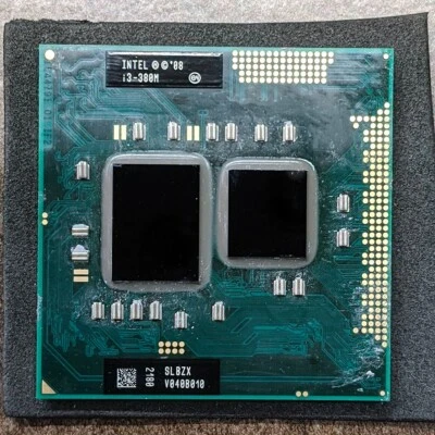 CPU Intel Core i3-380M 2,53 GHz 2 CORE PROCESSORE SLBZX SOCKET G1 - Immagine 1 di 3