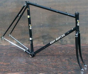 Vintage Eddy Merckx Corsa Extra Road Bike FRAME FORK Columbus Campagnolo Bicycle - Picture 1 of 11