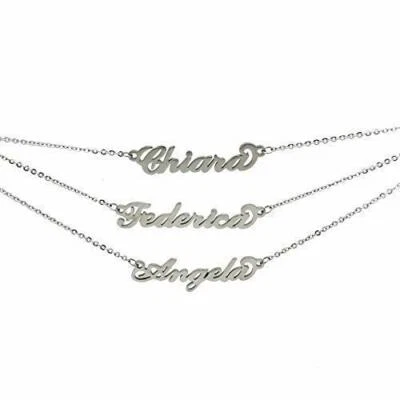 Gioiello Collana in acciaio inossidabile Possibilità di 180 nomi - Immagine 1 di 4