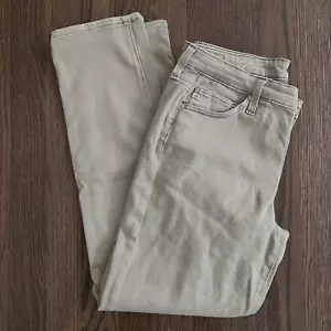 Adriano Goldshmied Sage Green Jeans The Prima Crop Mid Rise Cigarette Sz 27R 27 - Picture 1 of 9