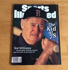 Sports Illustrated Magazine Nov 25, 1996 Ted Williams Cover No Label Newsstand  - Picture 1 of 2
