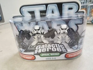 2004 Hasbro Star Wars Galactic Heroes Stormtroopers Figure (2-Pack) - Picture 1 of 3