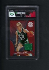 2012-13 Panini Totally Certified Red #101 Larry Bird Celtics HOF HGA 9 MINT