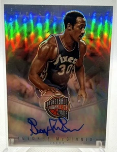 2021 GEORGE MCGINNIS AUTO PANINI HALL OF FAME SILVER AUTOGRAPHS - Picture 1 of 2