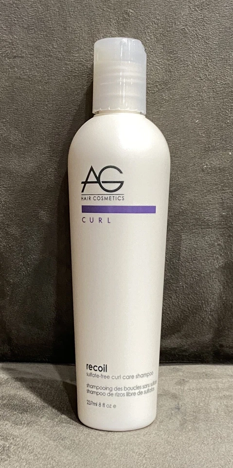 AG RECOIL SULFATE-FREE CURL CARE SHAMPOO - 8 OZ - ORIGINAL BOTTLE - NEW - Image 1 of 3