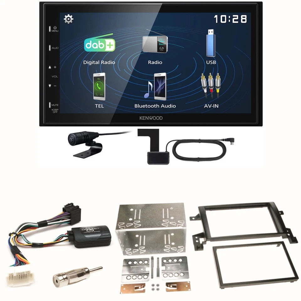 Kenwood DMX129DAB DAB+ Bluetooth USB Einbauset für Suzuki Grand Vitara JT - Bild 1 von 1