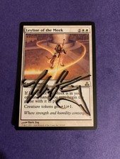 MTG Magic Leyline Of The Meek Signed Artist Proof X1 Guildpact Mark Zug