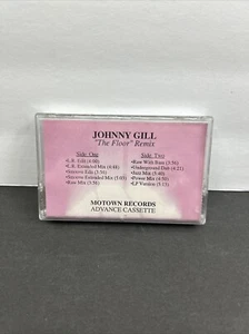 JOHNNY GILL /THE FLOOR REMIX RARE MOTOWN RECORDS ADVANCED PROMO CASSETTE - Picture 1 of 6