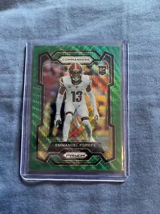 2023 Panini Prizm - Rookies Emmanuel Forbes #399 Green Wave Prizm (RC) - Foto 1 di 2