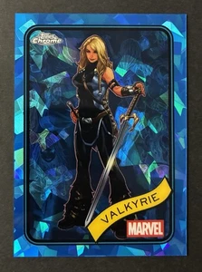 2025 Topps Marvel Chrome Sapphire - Valkyrie #187 - Picture 1 of 2