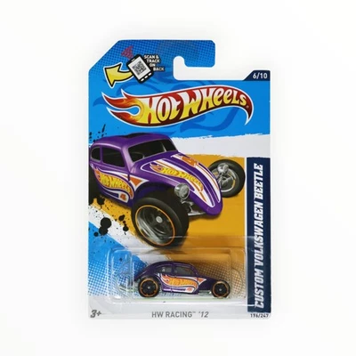 Hot Wheels Custom Volkswagen Beetle 176/247 - Purple - 2012 Mainline A - Image 1 of 3