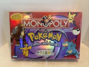 Pokémon Monopoly GOLD & SILVER Collector's Edition 2001 Factory Sealed NEW - Picture 1 of 11