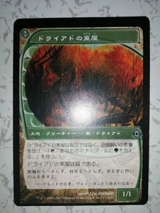 MTG Dryads Arbor Error Card Japanese Variant Collectible Card Used - Picture 1 of 2
