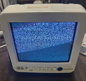 Philips Magnavox 9" Television Small Retro Gaming or CCTV PR0930X1 2000 w/Remote - Picture 1 of 17