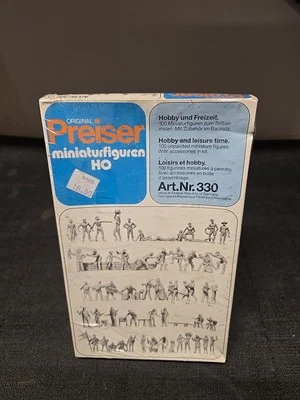 Original Preiser Miniaturfiguren HO estoque antigo/selado de fábrica  - Imagem 1 de 4