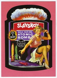 2018 Lost Wacky Pack Variations 6th Series FULL PUZZLE UNCUT SHEET "SLAYSKOOL" - Picture 1 of 2