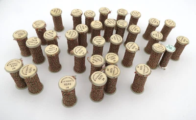 Kreinik Metallic Iron On Thread 1/8" Ribbon #6140 Christmas  34- 3M Spools - Image 1 of 2