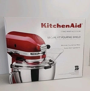 KitchenAid Secure Fit Pouring Shield Fits 4.5 qt & 5 qt tilt head KSMTHPS NEW - Picture 1 of 5