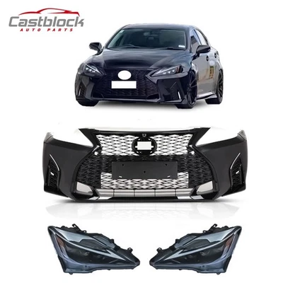 Kit de parachoques delantero + faros para Lexus IS 250 350 2006-2012 a 2021+ Foto 1 de 4