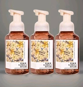 3 Stück Set warme Vanille Zucker schäumende Handseife 8,75 Oz Pump Bath & Body Works  - Bild 1 von 4