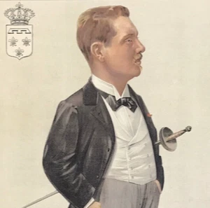 Vanity Fair Druck Prinz Henry von Orleans 1897 enthält Text Biog Seite Original - Bild 1 von 3