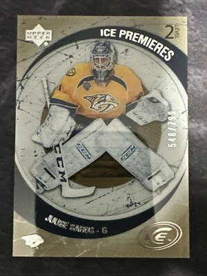 2015-16 Upper Deck Ice '05-06 Retro Ice Premieres R12 Juuse Saros Predators - Image 1 of 2
