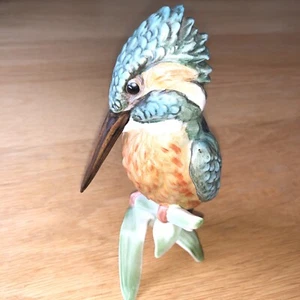 Estatuilla de pájaro martín pescador Goebel de colección adorno escultura porcelana con Alemania - Imagen 1 de 14