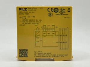 1 pz relè di sicurezza nuovo PILZ 710001 PNOZ c1 24VDC 3n/o 1n/c consegna rapida - Foto 1 di 5