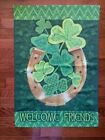 Custom Decor St. Patrick's Day Large Flag 28"x40" Outdoor Double Sided Green