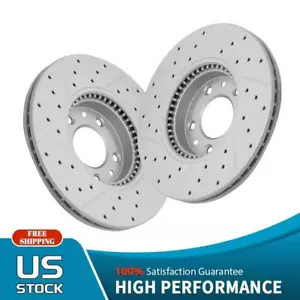 Rotores de freno de disco perforados delanteros para 2006 2007-2012 Fusion MKZ Mazda 6 Milan - Imagen 1 de 11