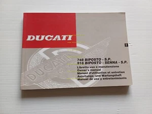 Ducati 916 S.P.-Senna- Biposto- 748 S.P. 1995 manuale uso manutenzione originale - Picture 1 of 11