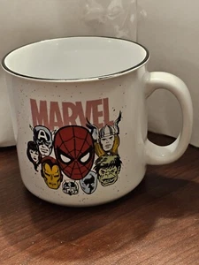 Marvel Heroes Retro Characters 20oz Ceramic Camper Mug - Picture 1 of 4