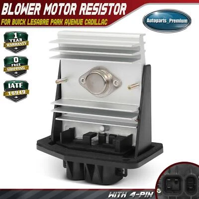 Heater Blower Motor Resistor for Buick LeSabre Park Avenue Cadillac Olds Pontiac - Image 1 of 4