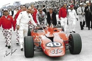 Parnelli Jones autographed-sign 4x6 photo Indy 500 Racing Legend Rare COA LOOK! - Picture 1 of 1