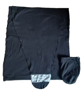 Moby Wrap marsupio e borsa nero neonato cotone 8-30 libbre - Foto 1 di 2