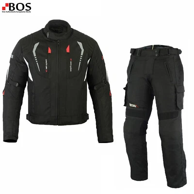 Hombre Motocicleta Combi Motociclista Con Protectores Ropa Moto Traje 2 Piezas Foto 1 de 4