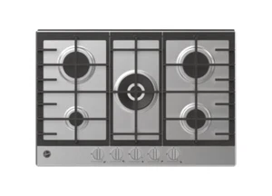 HOOVER KOCHFELD HHG75WK3X GAS 5 FLAMMEN 75 CM EDELSTAHL GUSSEISENGRILL - Bild 1 von 5