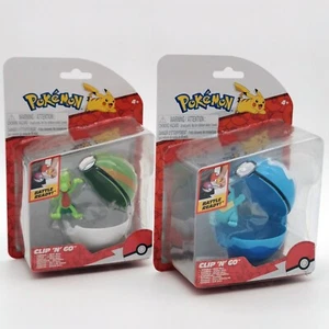 Pokemon Clip N Go Brandneu Noch Originalverpackt Nie Geöffnet x2 - Bild 1 von 13