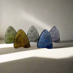 Lalique Crystal Grand Nacre Butterfly Figurine 30109 - Picture 1 of 9