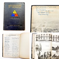 RARE Signed Pvt. Wagner 3rd Armored 709th Tank Bn. Division Fort Knox Yearbook