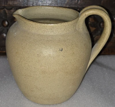 Vintage Hillstonia Stoneware Jug Pitcher Moira Pottery Earthy Colours Size 11cm - Image 1 of 4