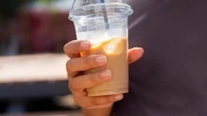 $ 24oz clear Smoothie Cup & Lid Plastic Party Milkshake Slush - Picture 1 of 7
