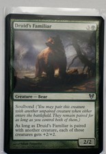 Druid's Familiar  ~ MAGIC THE GATHERING PLAYSET MTG Avacyn Restored(4x cards)
