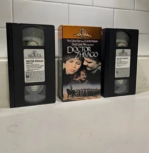 Doctor Zhivago (VHS, 1988, 2 Tape Set) Geraldine Chaplin, Omar Sharif - Bild 1 von 5