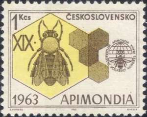 Czechoslovakia 1963 Beekeeping Congress/Bees/Apiary/Insects/Nature 1v (n46593) - Picture 1 of 1