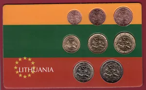 LITAUEN 2015. KOMPLETTER EURO-SATZ.DER ORDEN DES KREUZES VON VYTIS. RITTER. UNC!!! - Bild 1 von 2