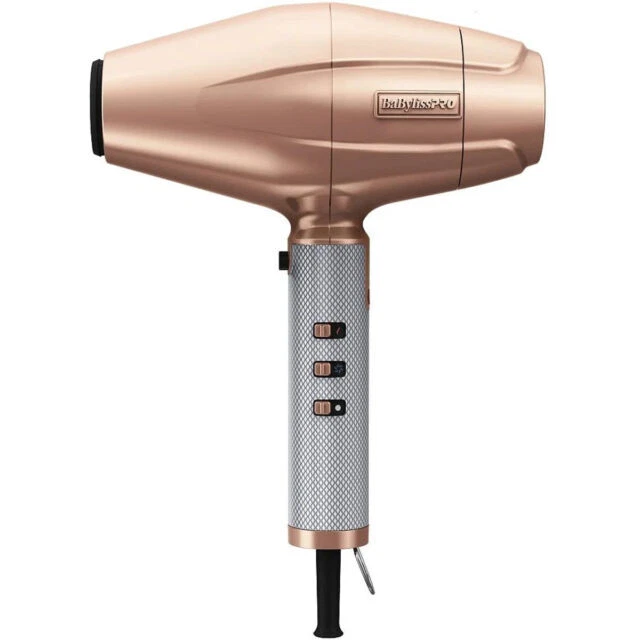 BaByliss PRO ROSEFX Rose Gold FX 2-Speed High-Performance Turbo Hair Dryer